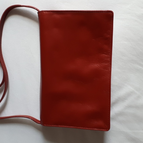 Zara Red Leather Crossbody Bag - Picture 5 of 7